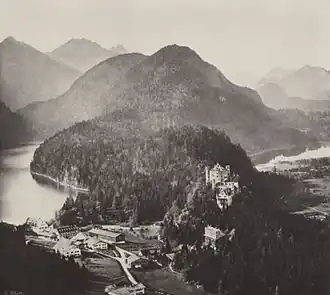 Hohenschwangau en 1857