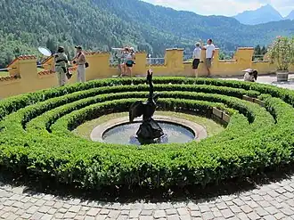 La fontaine de cygne