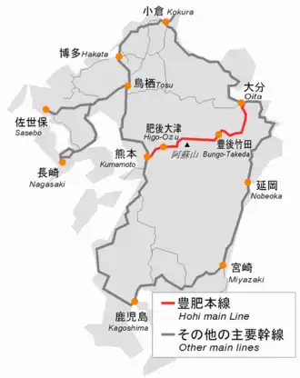 Voir la carte de la ligne.