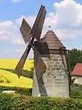 Moulin à tour hollandais, dans le quartier de Reichstädt