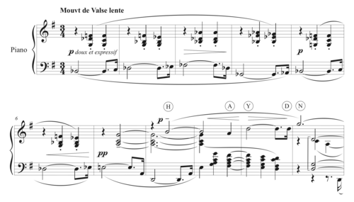 début de la partition