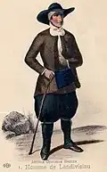 Homme de Landivisiau (dessin, XIXe&nbsp;siècle)