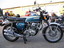 CB 750 K2 Planet blue metallic (1972).