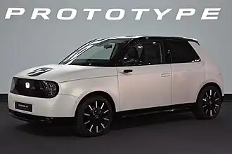 Honda e Prototype à Genève en 2019.