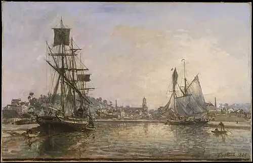 Honfleur, 1865Metropolitan Museum, New York.