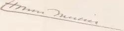 Signature de Honoré Mercier