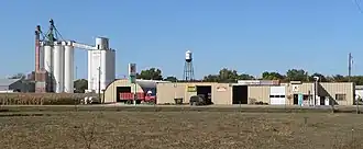 Hordville, vue du sud.