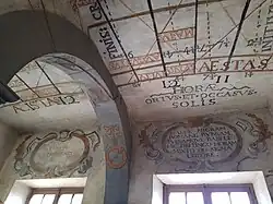 Horloge solaire du Lycée Stendhal de Grenoble, arceau et notice