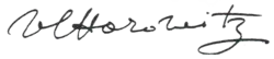 signature de Vladimir Horowitz