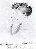 M.&nbsp;d'Arjuzon, mon chambellan, et son épousepar Hortense de Beauharnais (1783-1837) en 1809