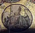 Mosaïque représentant l'archange Uriel au monastère d'Osios Loukas
