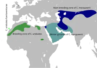 Répartition géographique et migratoire