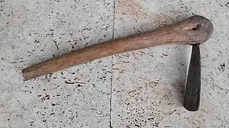 Houe manuelle démontable utilisée au Mali