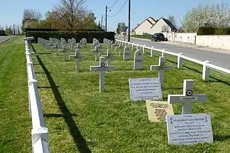 Cimetière militaire du 4e&nbsp;régiment de tirailleurs tunisiens.