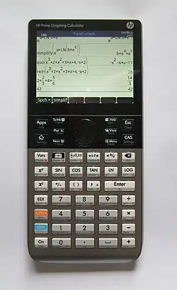 Système de calcul formel de la HP Prime