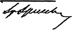 signature de Hryhoriy Hrynko