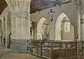 Intérieur de l'église de Nauroy (Marne)