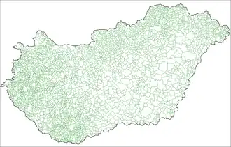 Liste de villes de Hongrie