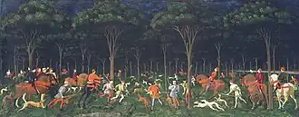 La Chasse de nuit, par Paolo Uccello