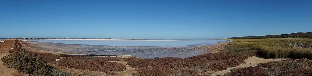 Vue panoramique de la lagune en 2014.