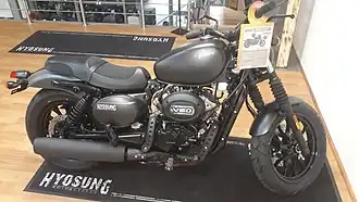 Image illustrative de l’article Hyosung GV125S Bobber