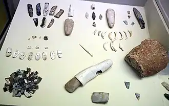 Mobilier archéologique exposé à Reims.