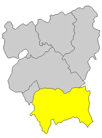 Localisation de Zǐjīn Xiàn