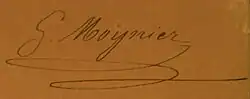 signature de Gustave Moynier
