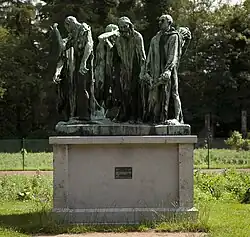 Les Bourgeois de Calais, domaine de Mariemont.