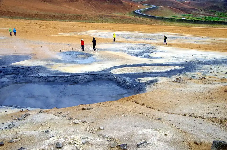 Zone thermale près de Námafjall.R
