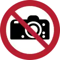 P029 – Interdiction de photographier