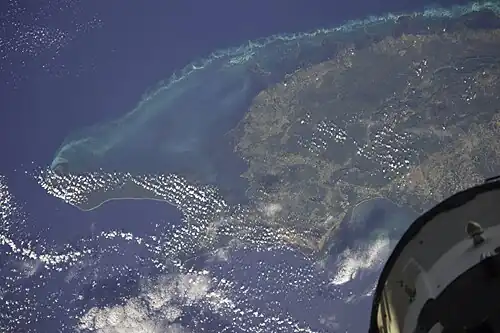 Archipel et les récifs submergés fermant la baie de Guadiana&nbsp;(es) jusqu'à la péninsule de Guanahacabibes