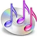 Logo d’iTunes 1(de janvier à octobre 2001)