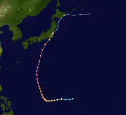 Trajectoire d’Ida.