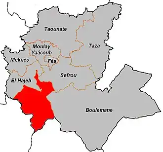 Carte de la circonscription.