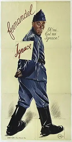 Description de l'image Ignace affiche, de Fernand François.jpg.