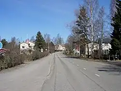 Rue Ihalantie à Metsäaro.