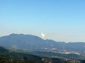 Vue du versant occidental.