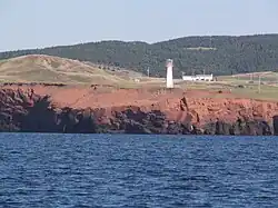 Le phare vu de la mer