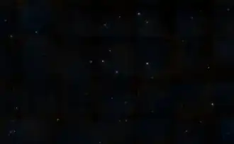 Image DSS centrée sur Gamma Aquarii