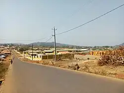 Image de la route à teliko (Mamou)