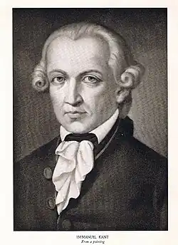 Emmanuel Kant, philosophe allemand.