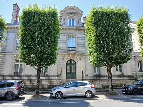 Hôtel particulier ayant appartenu à Alfred Riom situé au 27 boulevard de Launay, à Nantes.