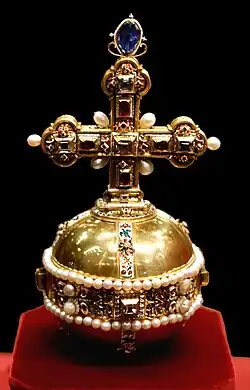 Orbe impérial du Saint-Empire romain germanique.