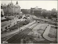 Aménagements en novembre 1938