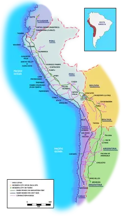 Les chemins traditionnels incas.