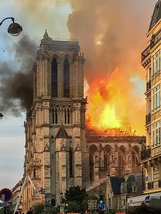 Image illustrative de l’article Incendie de Notre-Dame de Paris