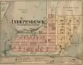 Carte d'Independence en 1877