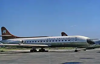 Une Sud-Aviation SE 210 Caravelle d'Indian Airlines, semblable à celle impliqué dans l'accident.