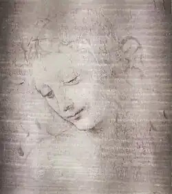 Photographie en noir et blanc du tableau.